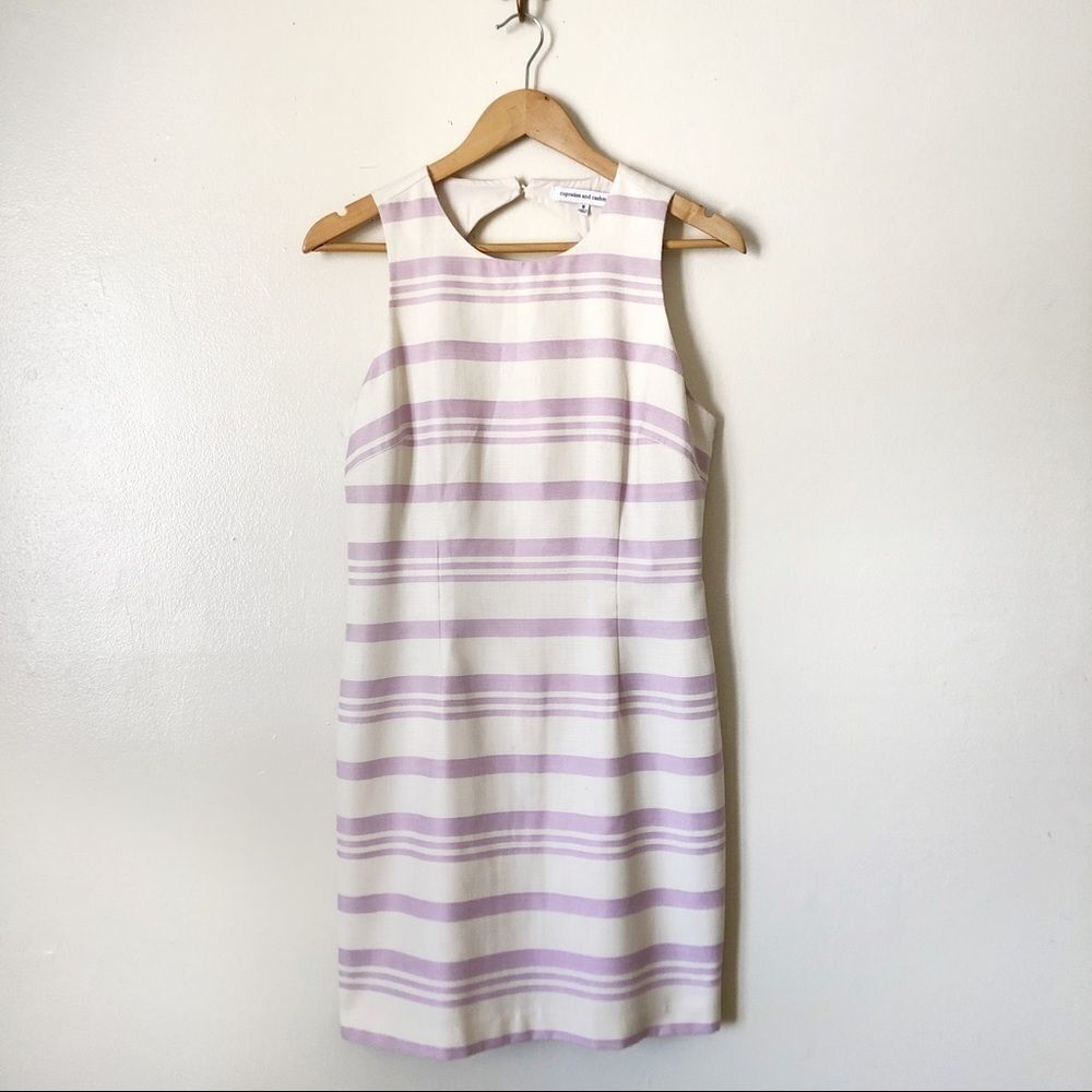 Cupcakes and Cashmere Stripe Midi Dress
